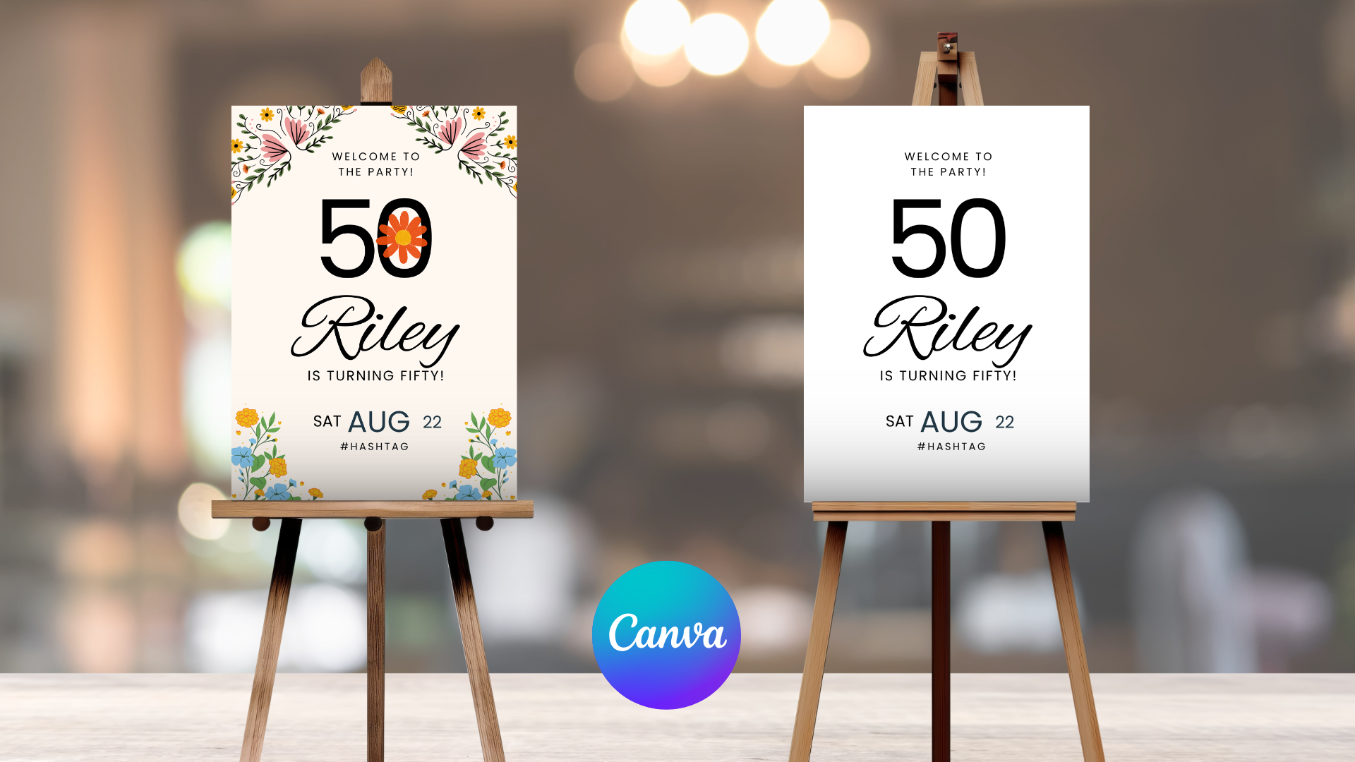 Birthday Welcome Signs