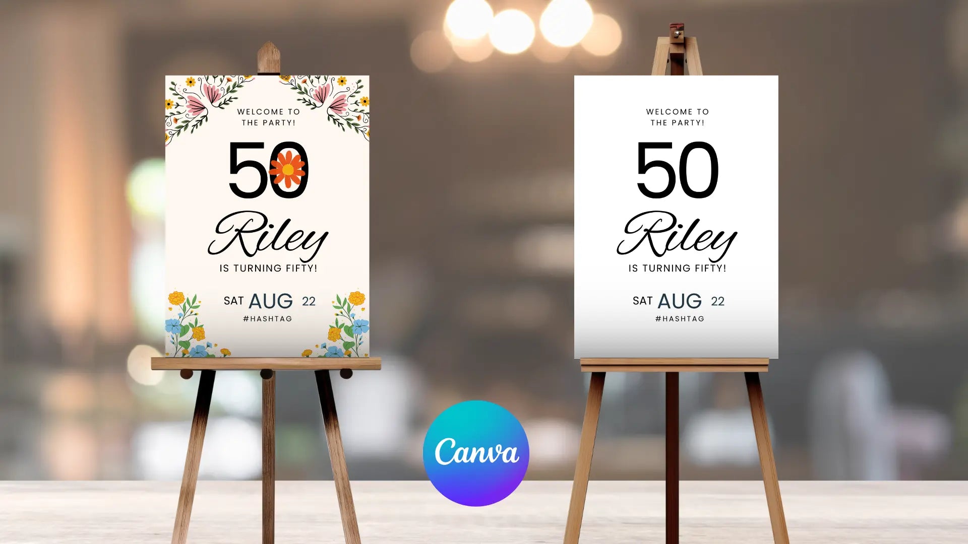 Birthday Welcome Signs