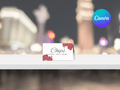 21st Vegas Destination Birthday Buffet/Place Cards LuaSol Shoppe
