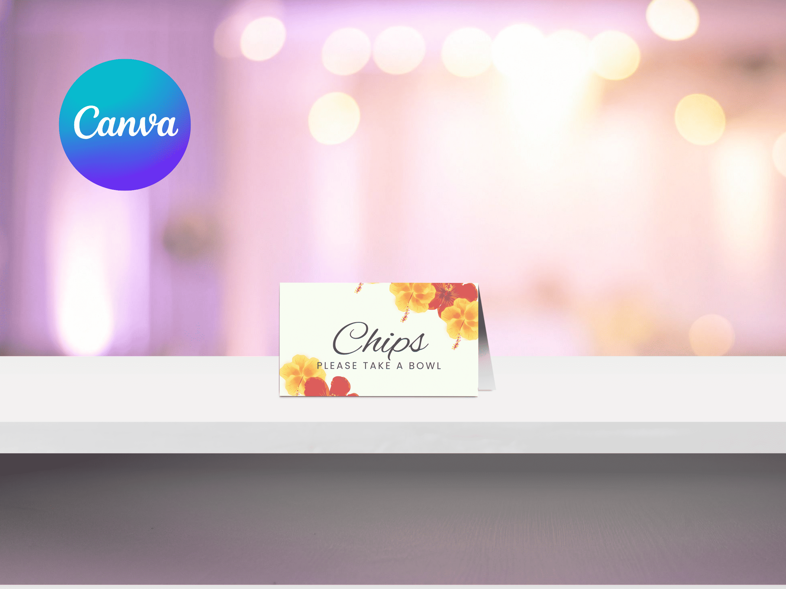 30th Miami Destination Birthday Buffet/Place Cards LuaSol Shoppe