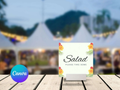 30th Miami Destination Birthday Food Sign Canva Editable Template LuaSol Shoppe