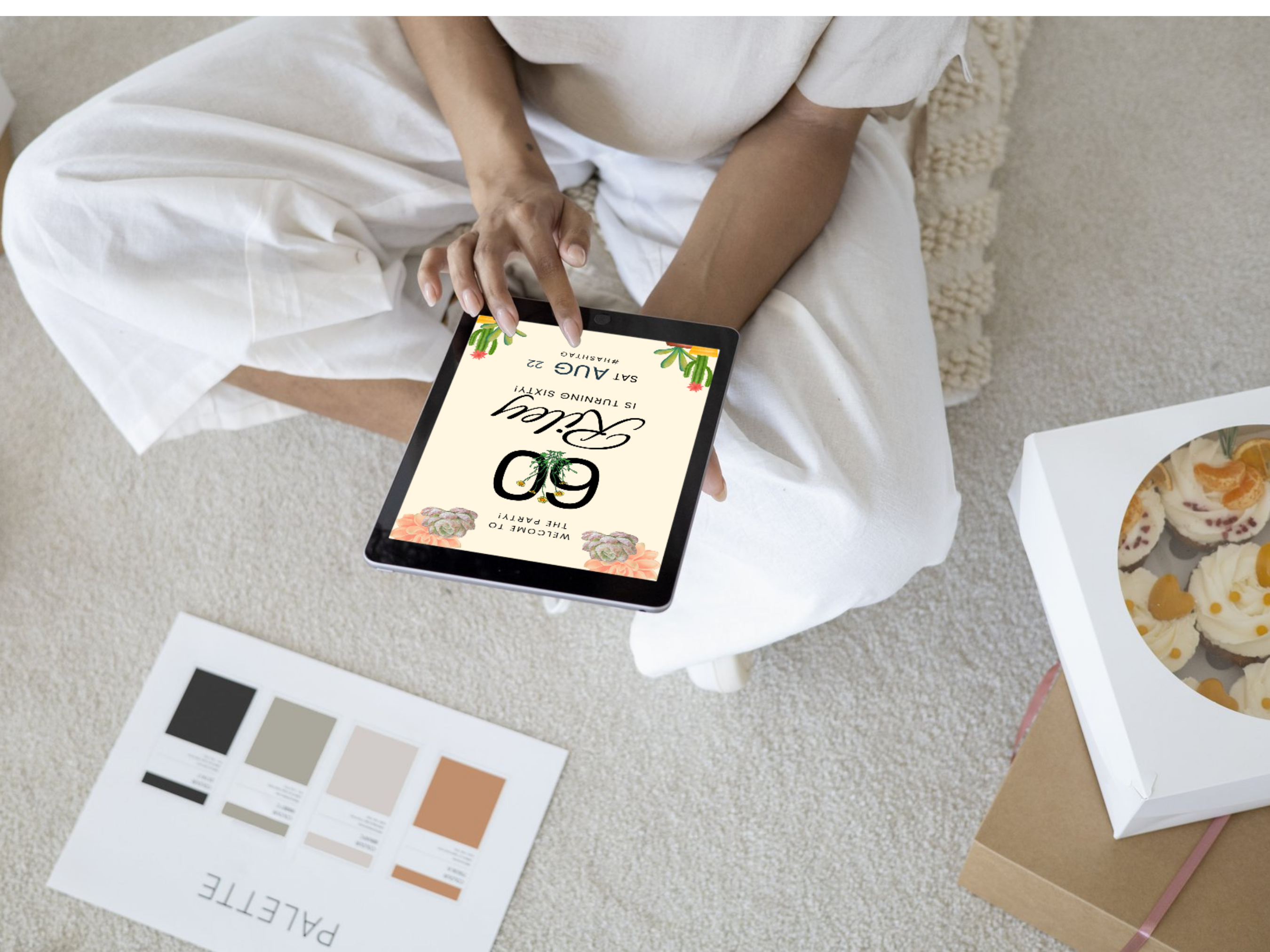60th Sedona Destination Birthday Invitation Template Editable Canva 5x7