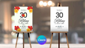 30th Miami Destination Birthday Welcome Sign Editable Canva Template LuaSol Shoppe